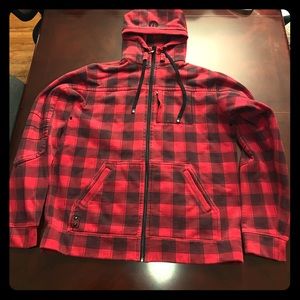 Rare Print Lululemon Scuba Hoodie Jacket Thick XL